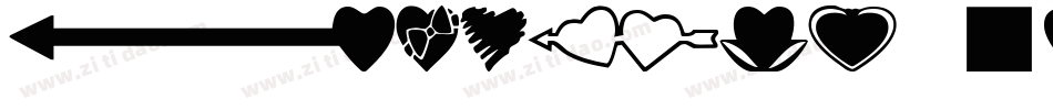 Hearts -BRK-字体转换